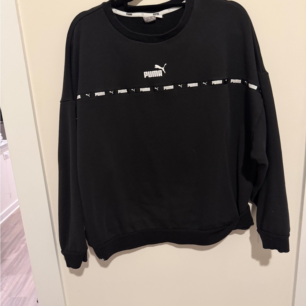 Puma Men's Black Crewneck Sweater